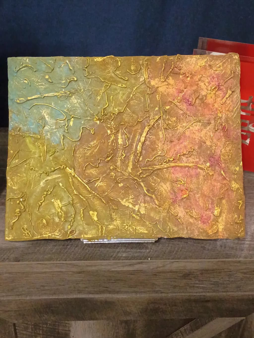 Textured Gold Canvas