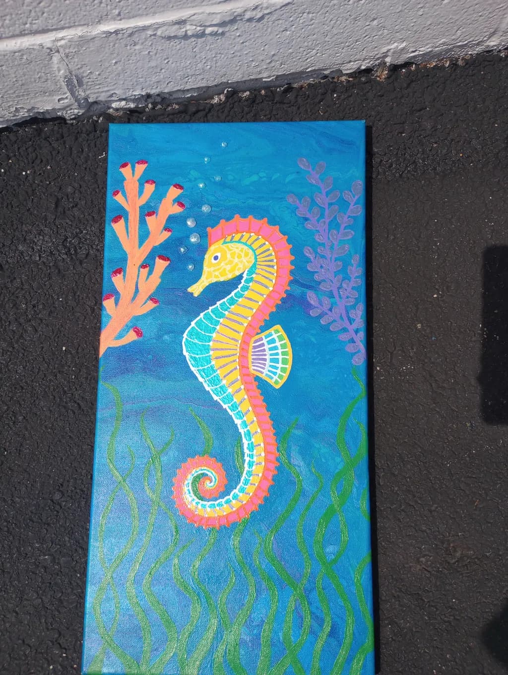 Colorful Seahorse Reef