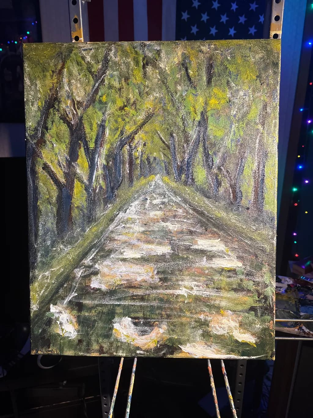 Tree-Lined Pathway