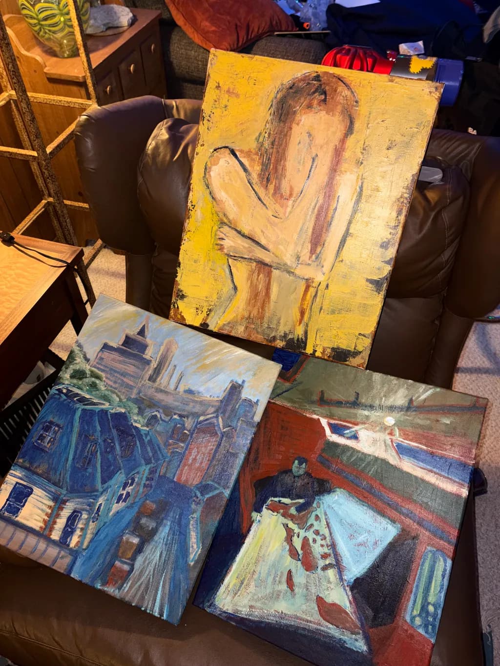 Yellow Nude Figure