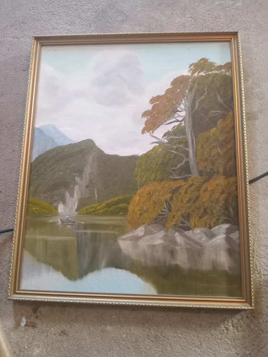 River Reflection with Trees