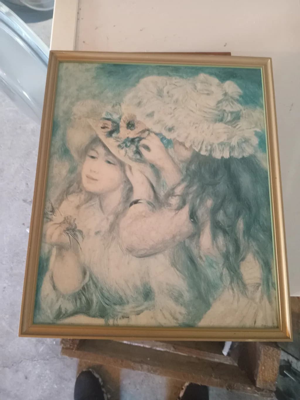 Two Women with Hats
