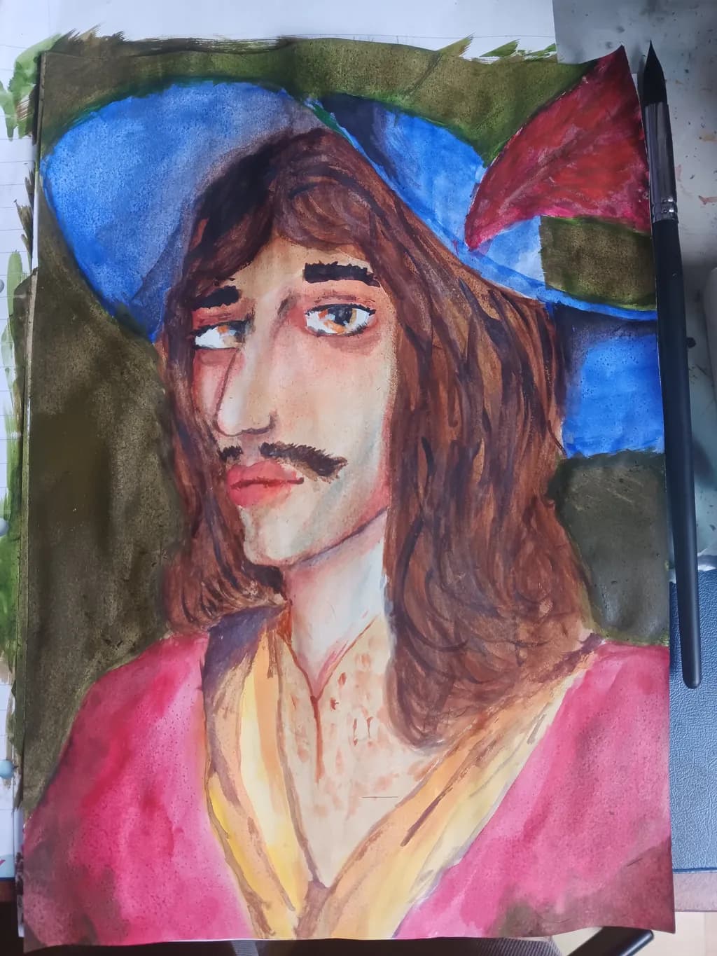 Portrait with Blue Hat