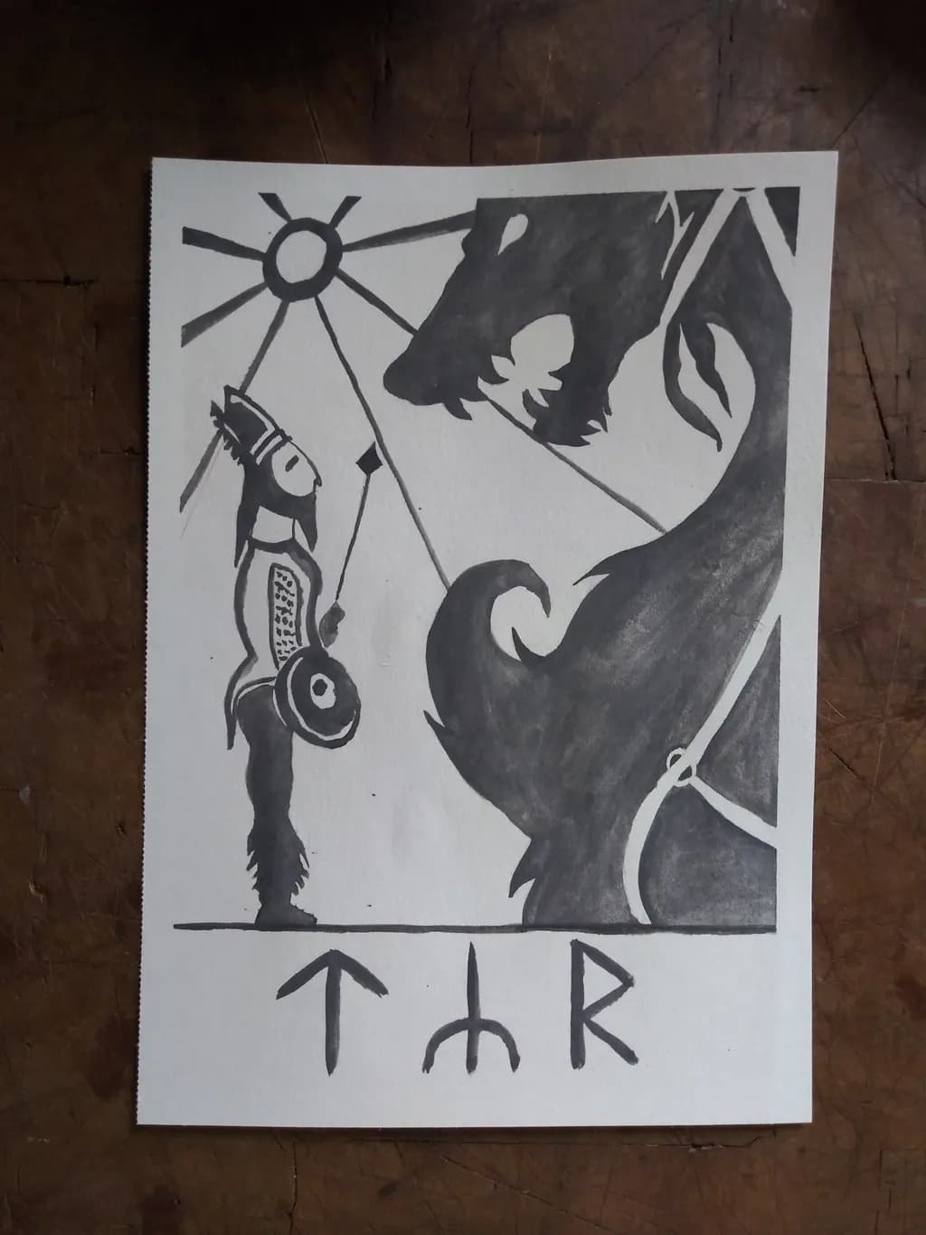 Warrior and Beast