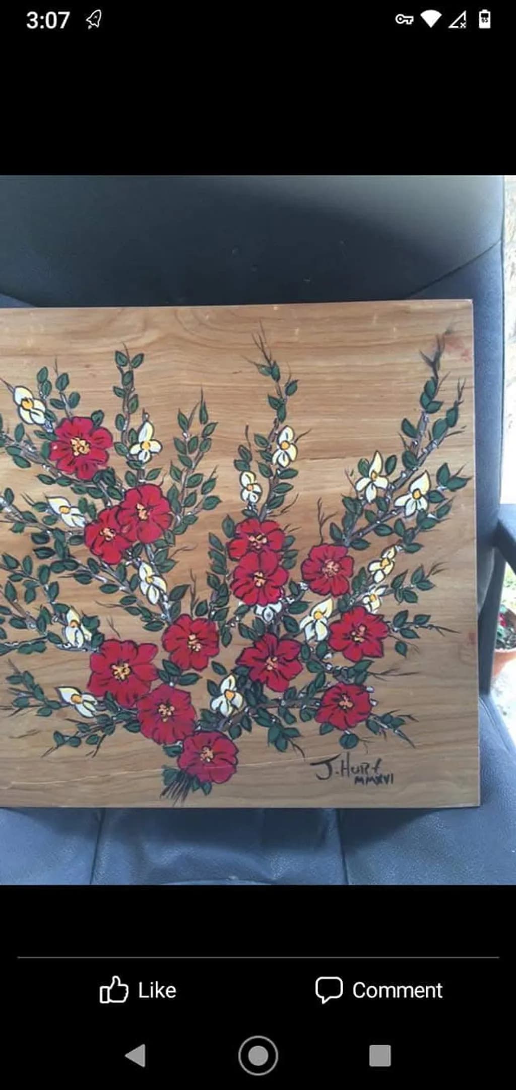 Floral Wood Bouquet