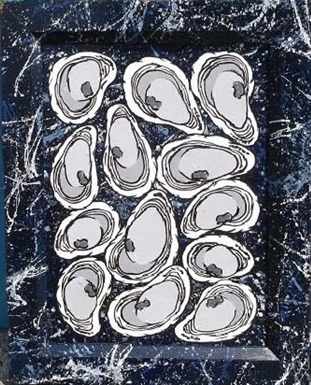Abstract Oyster Cluster