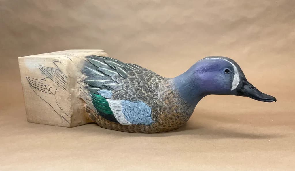 Blue-winged Teal Decoy