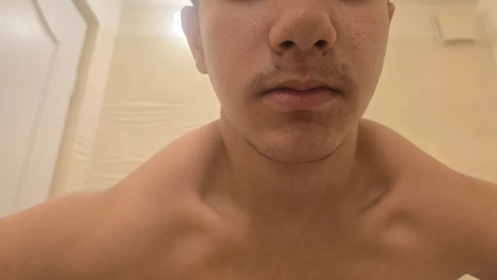 Bare Collarbone Close-up