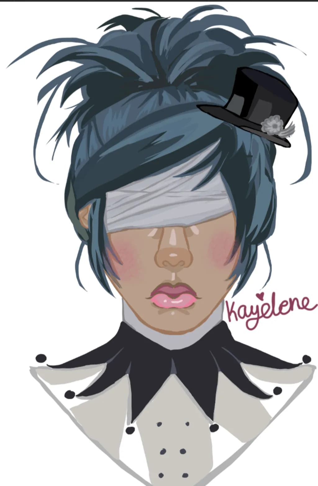 Blindfolded Harlequin