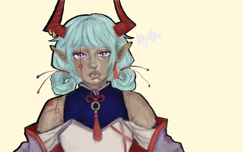 Blue-Horned Mystic