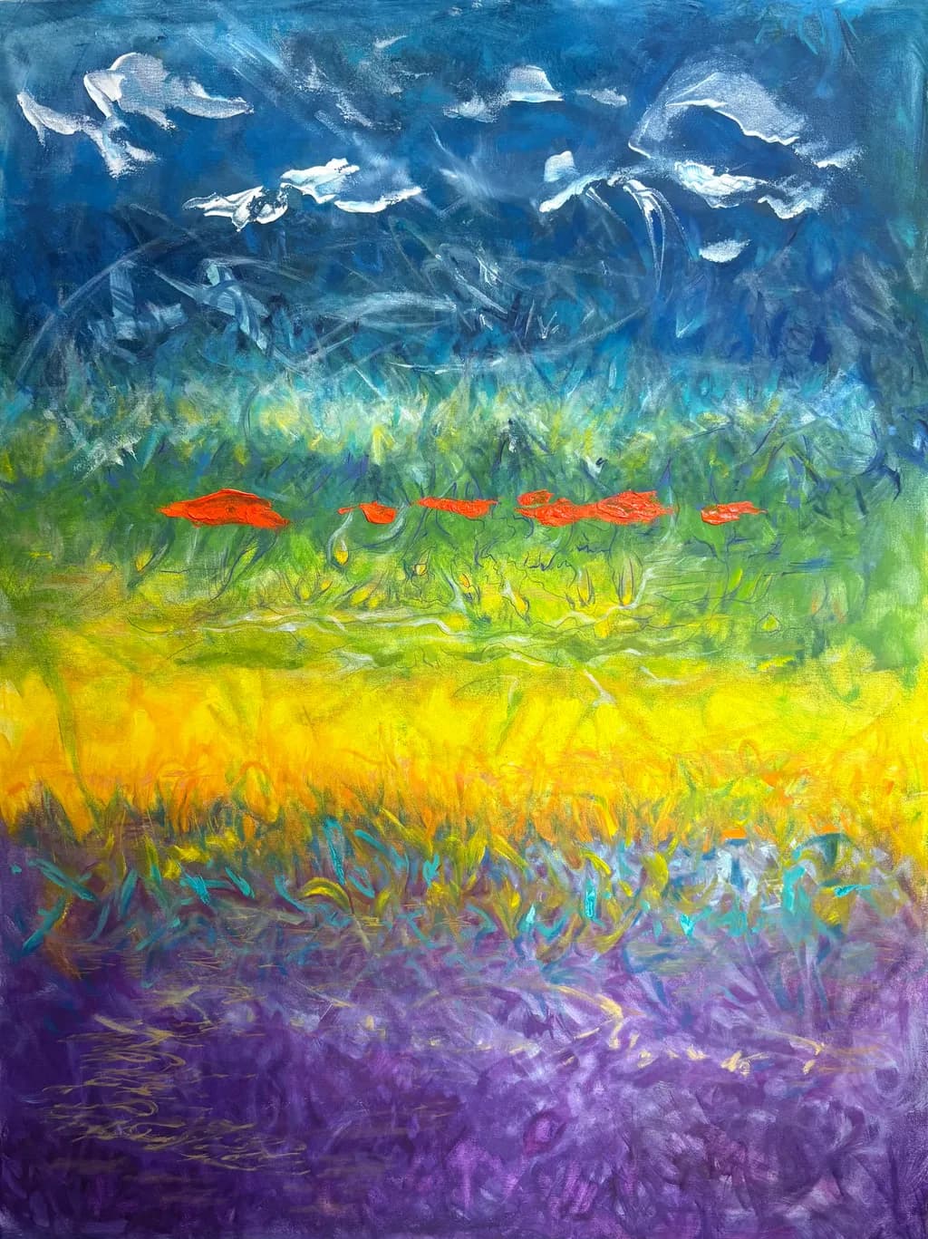 Field of Red Flowers