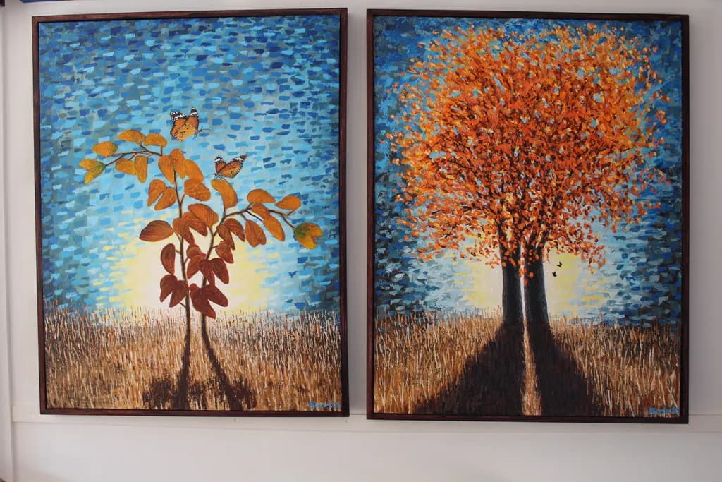 Growth Trees Diptych