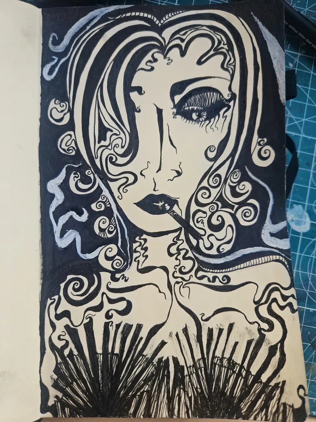 Smoky Swirls Portrait