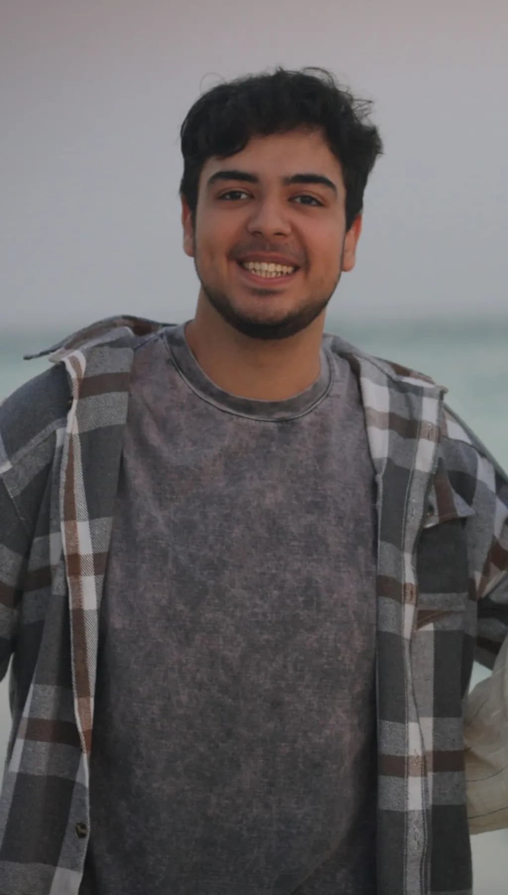 Casual Checkered Smile