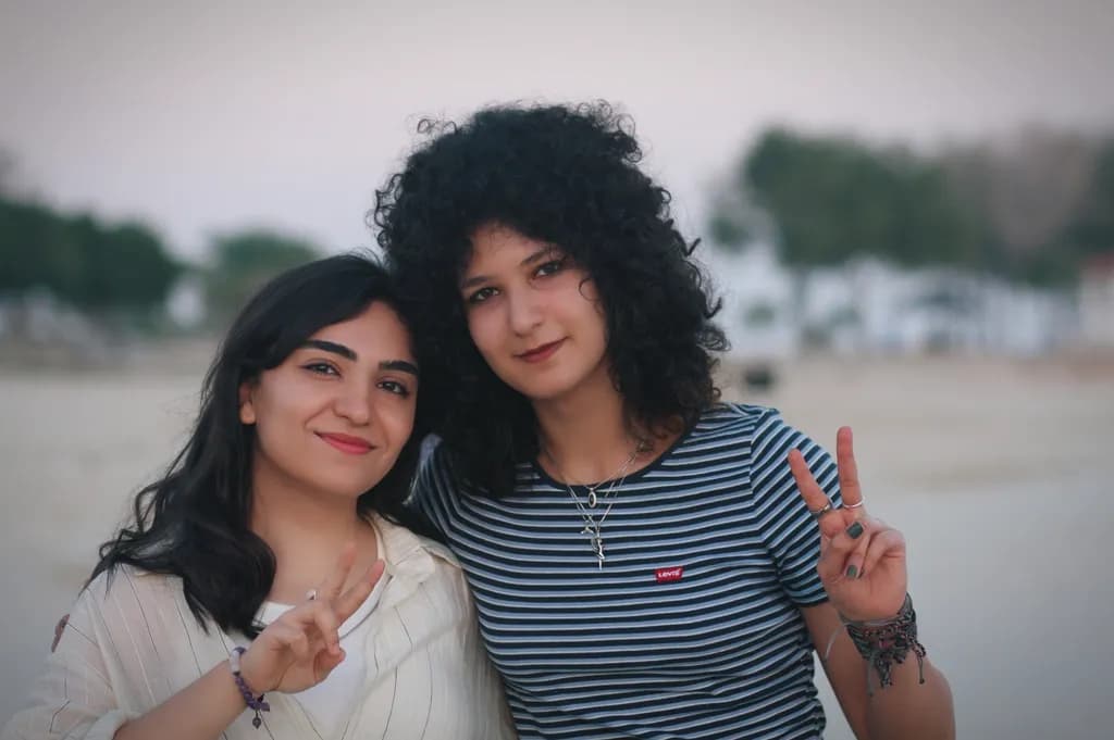 Peaceful Friends Portrait