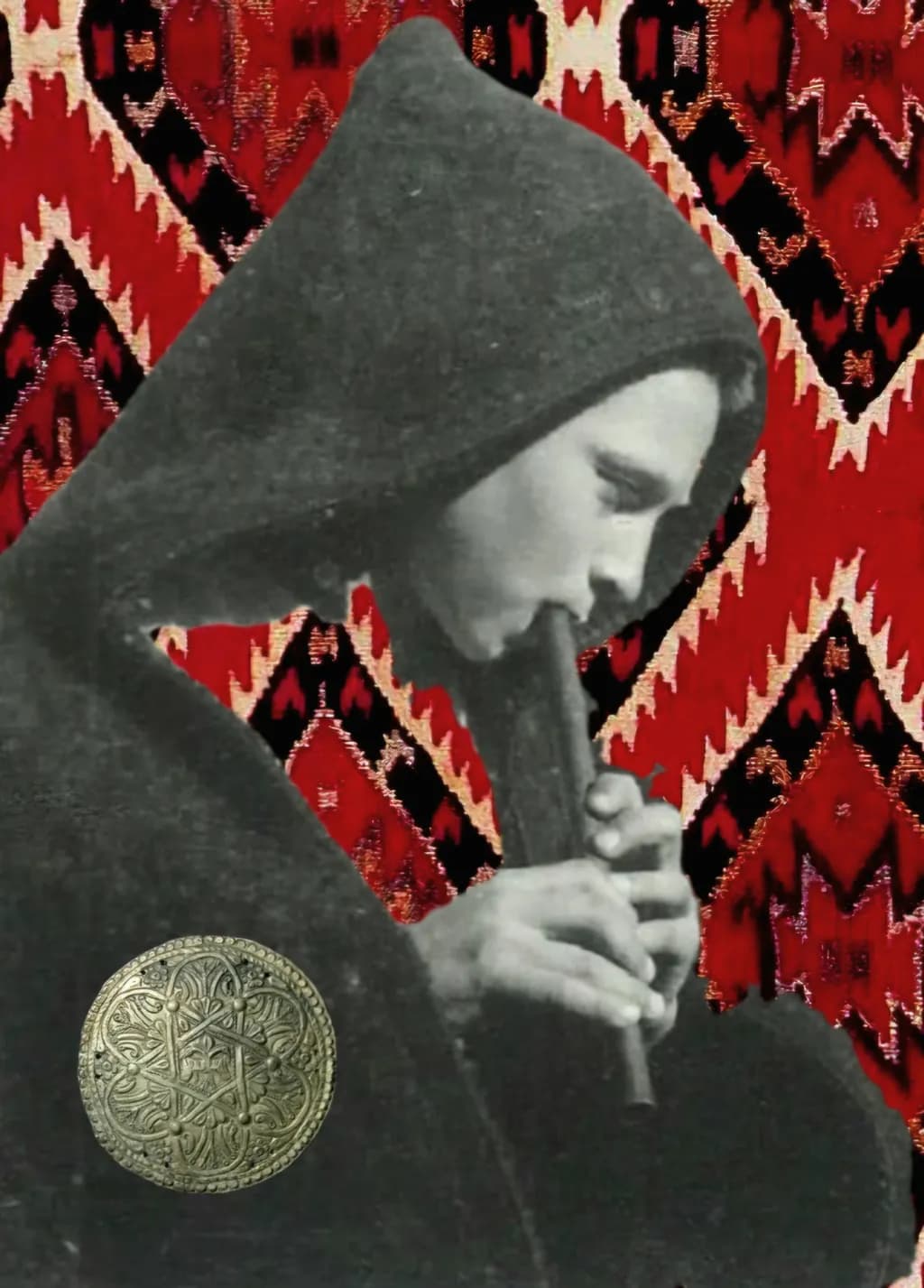 Hooded Musician with Flute