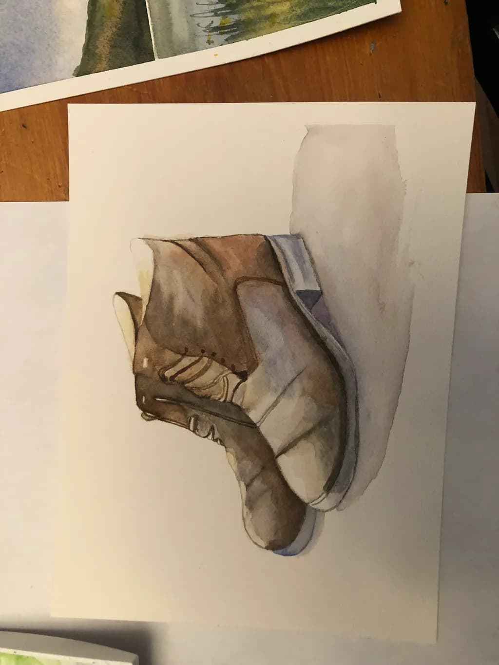 Worn Leather Boot
