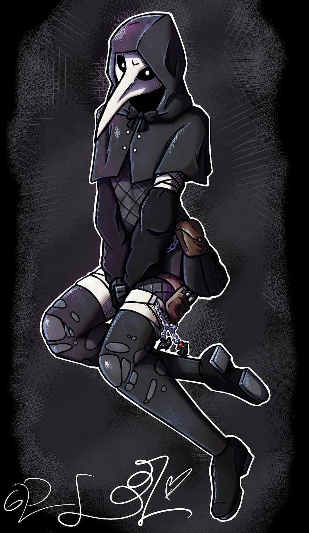 Plague Mask Figure