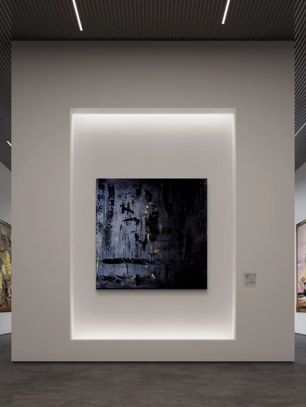 Dark Abstract Canvas