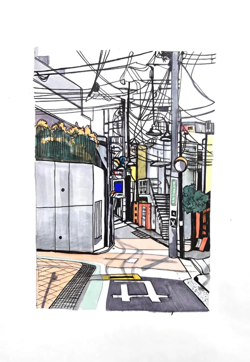 Shibuya Street Scene