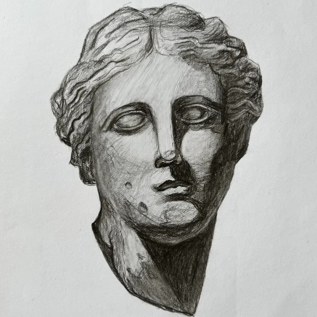 Classical Sculpture Head