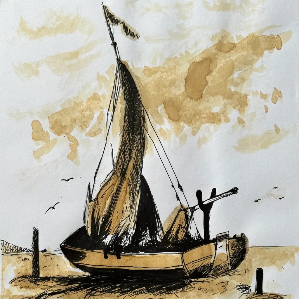 Sailboat at Shore