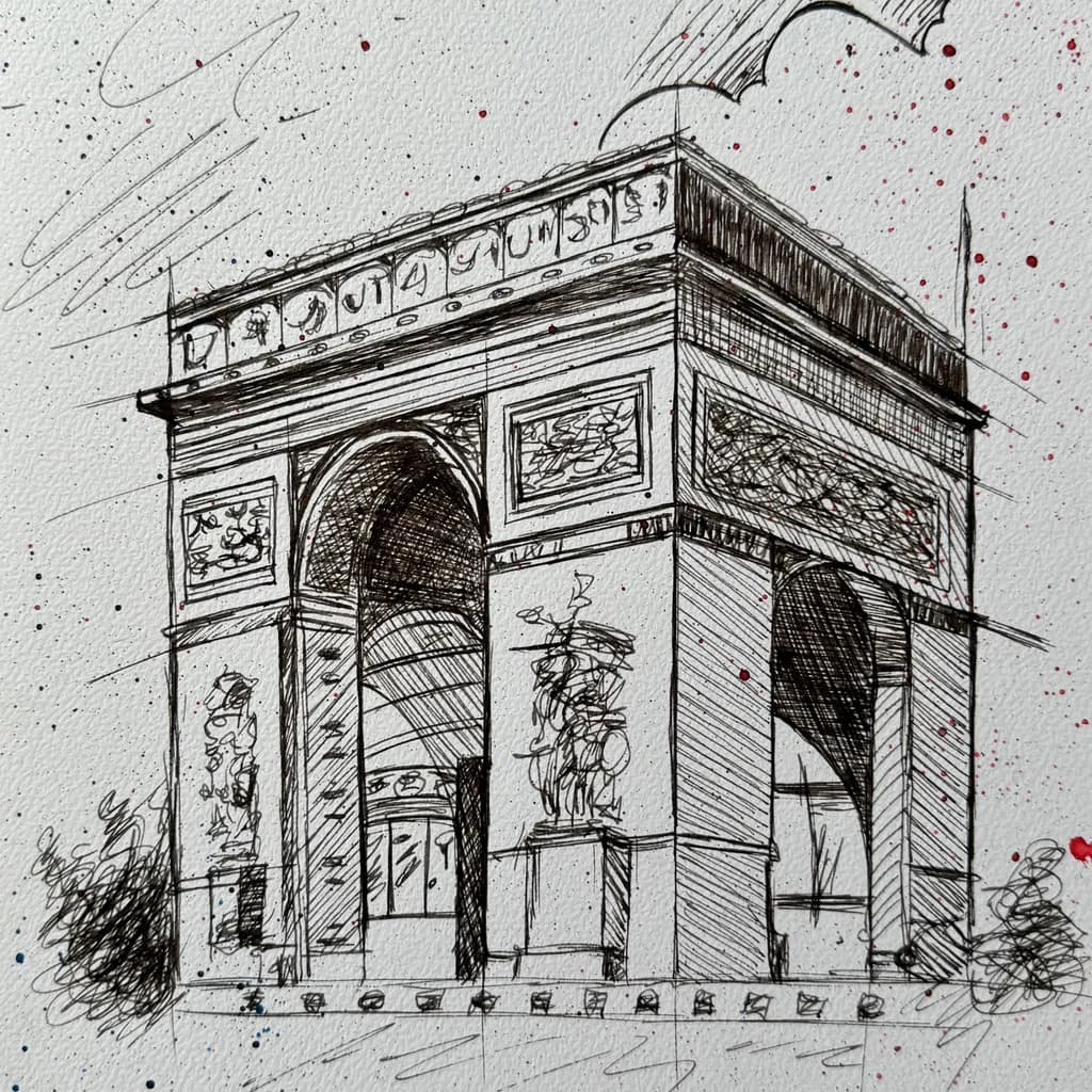 Arc de Triomphe Sketch