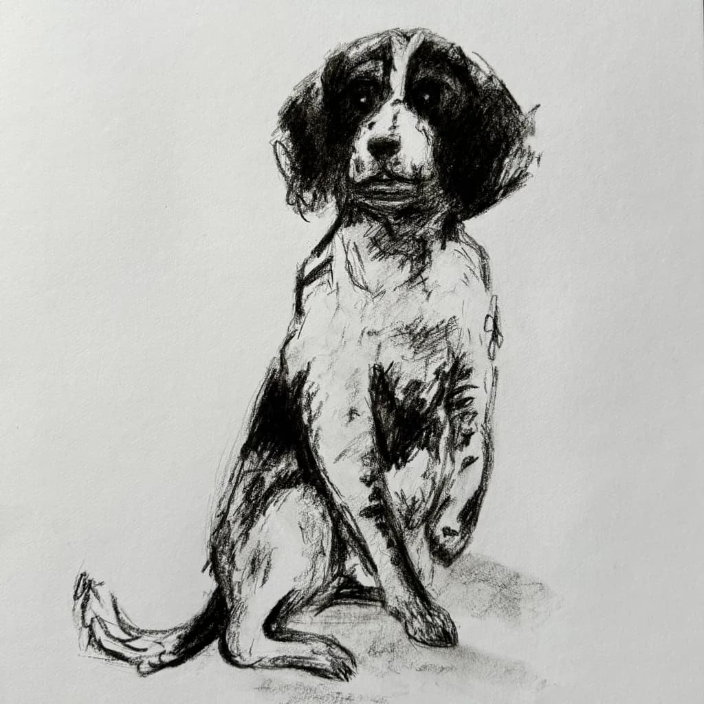 Sitting Spaniel