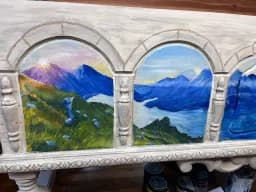 Mountain Views Through Arches