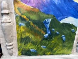 Mountain Waterfall Meadow