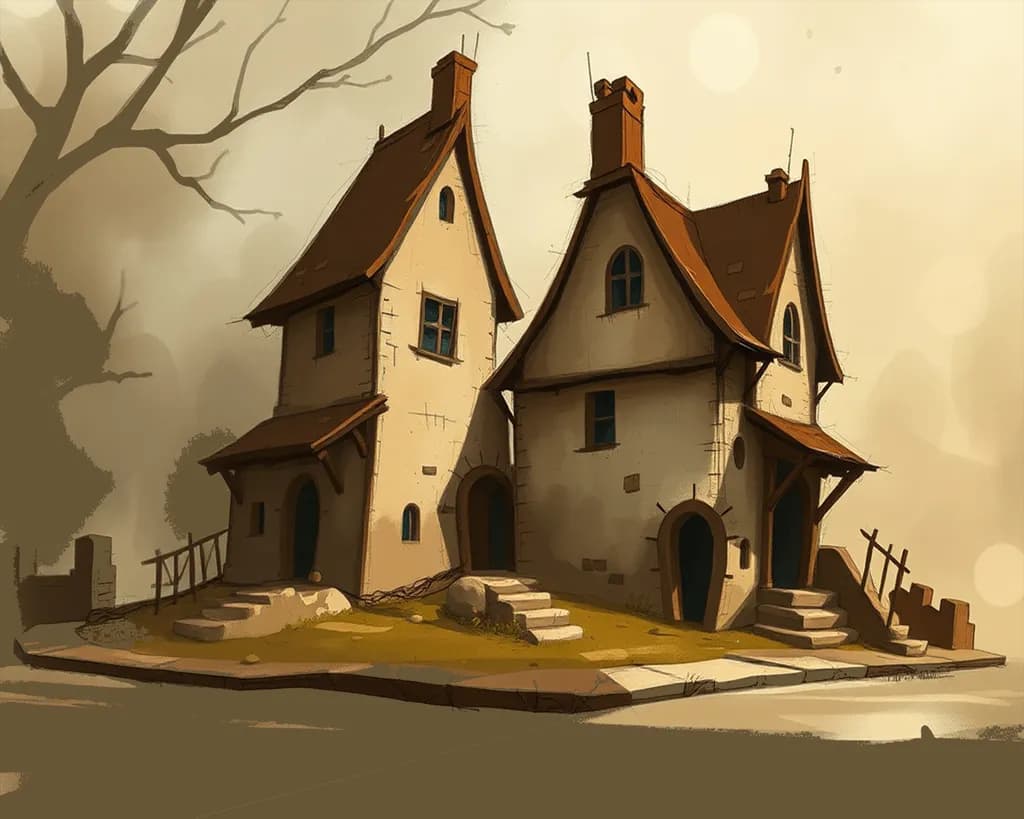 Goblin Houses on Corner