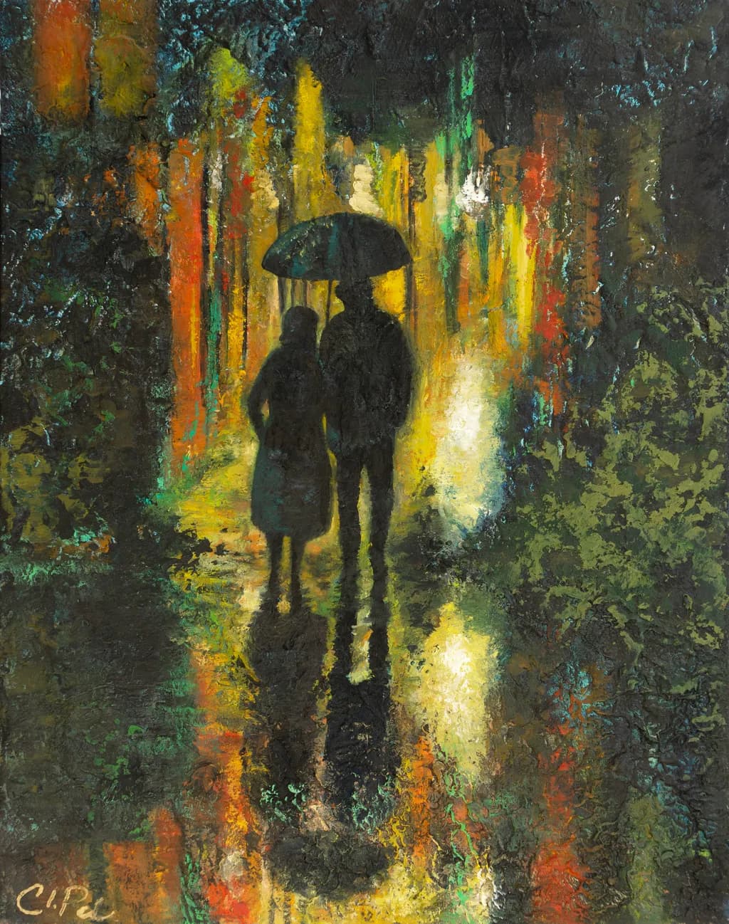 Out in the Rain Portrait