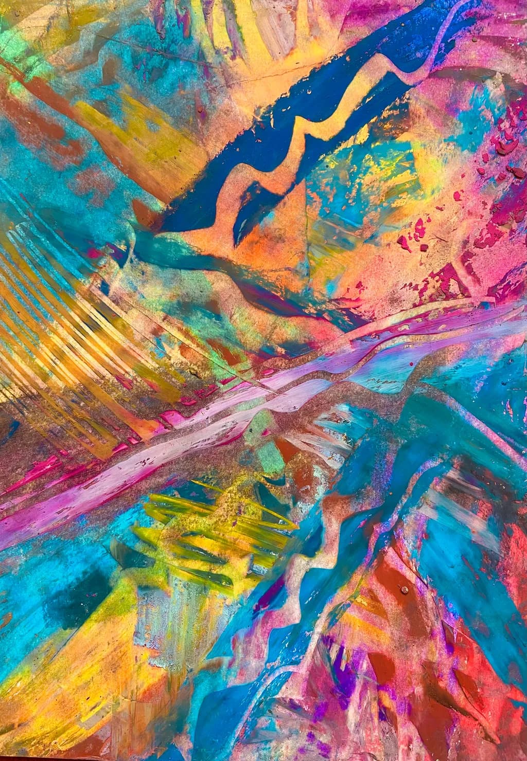 Abstract Color Waves