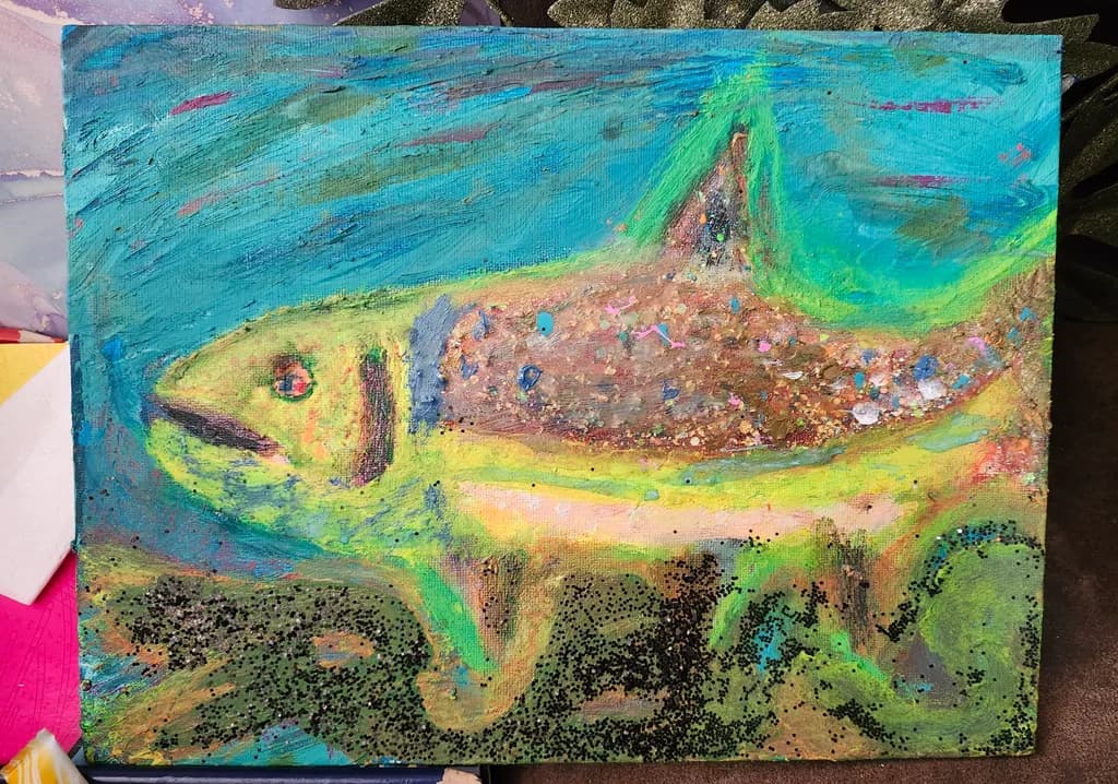Abstract Fish Composition