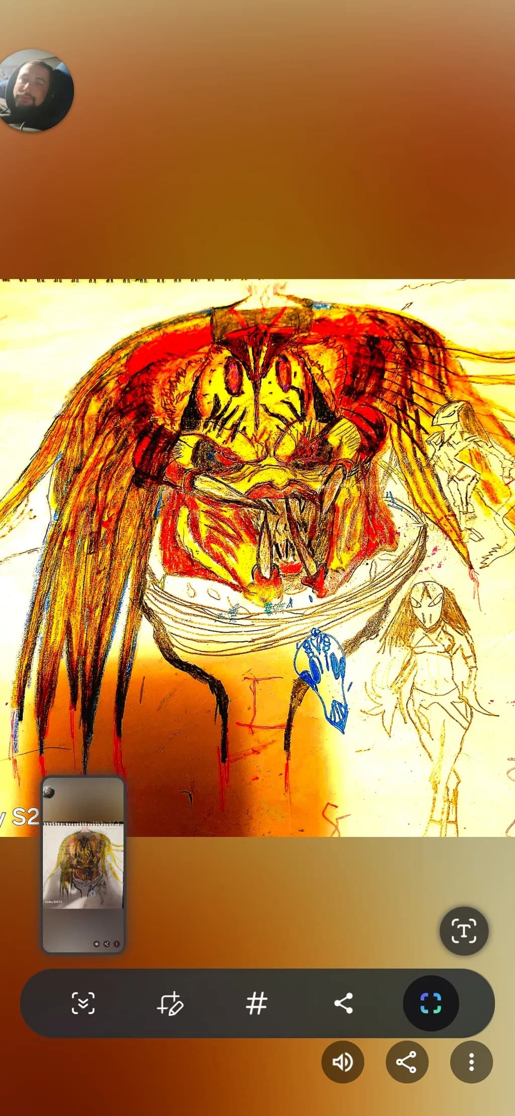 Fierce Creature Sketch