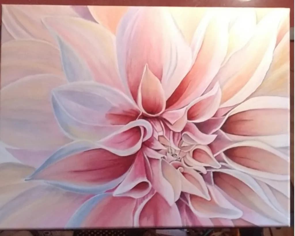 Abstract Floral Layers