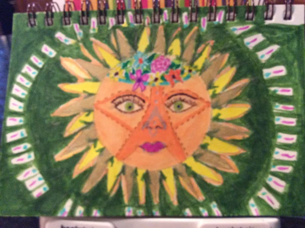 Sunflower Face