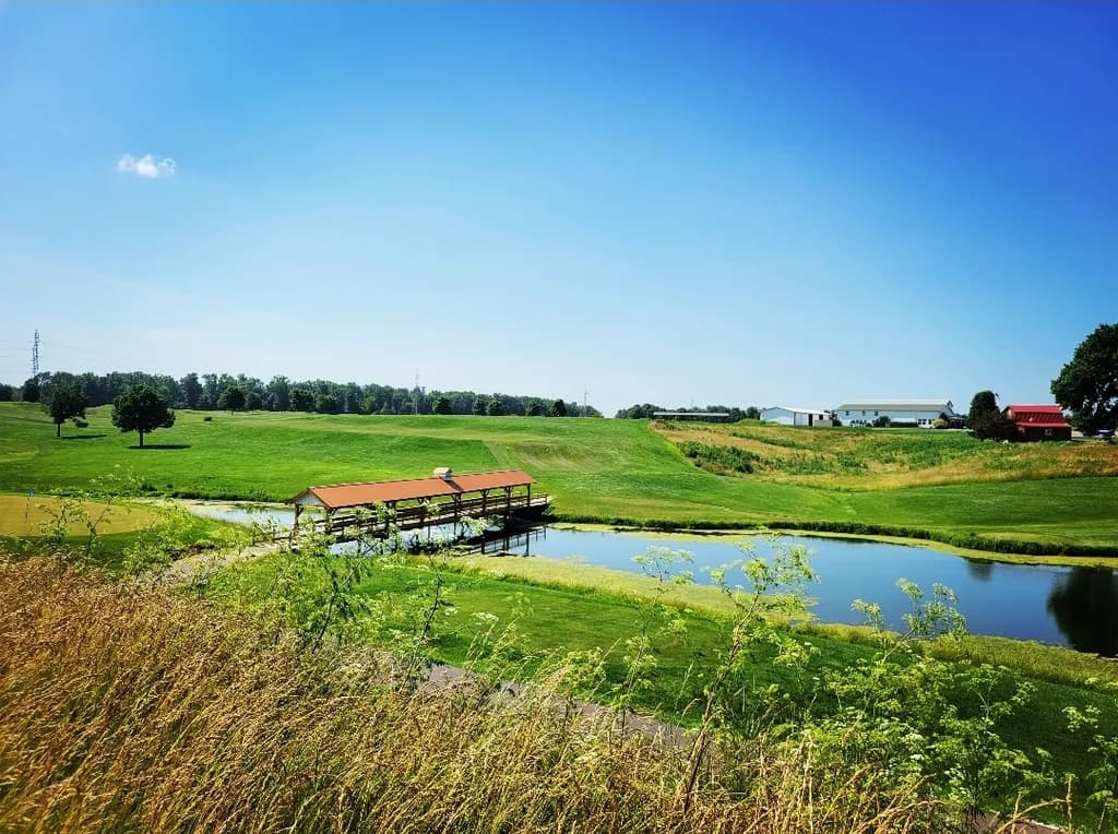 Inland Countryside View