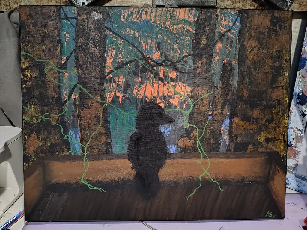 Forest Shadow Bird