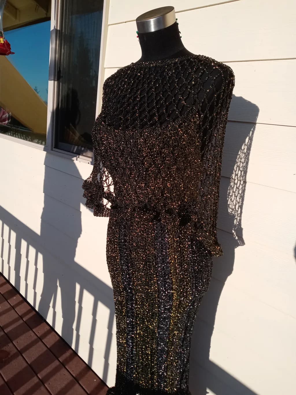Glittering Black Dress
