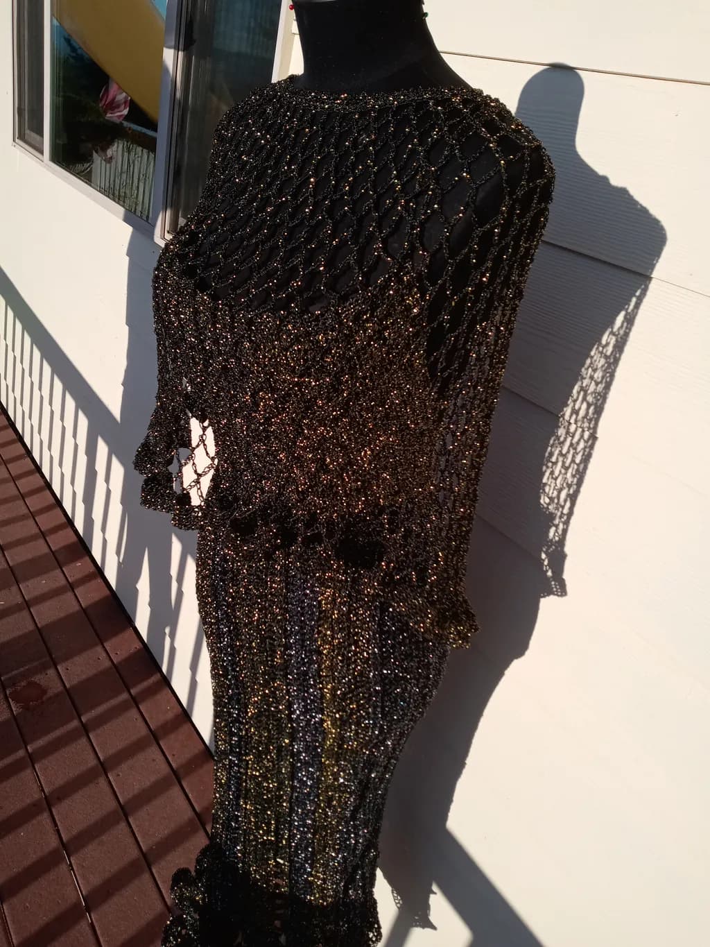 Glittering Mesh Dress