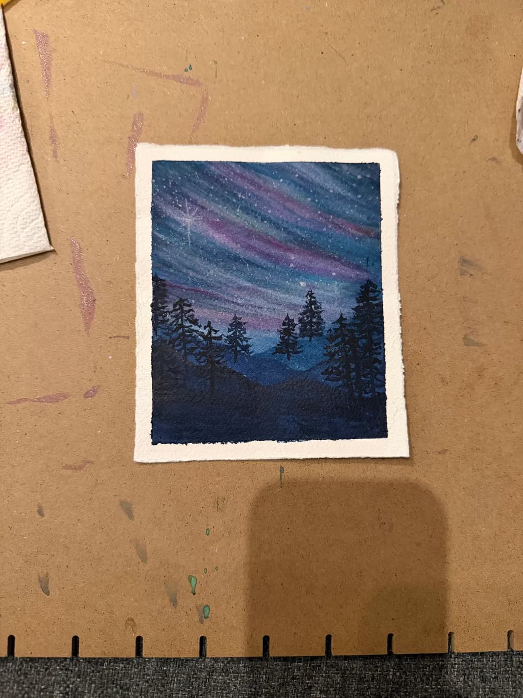 Night Sky Forest