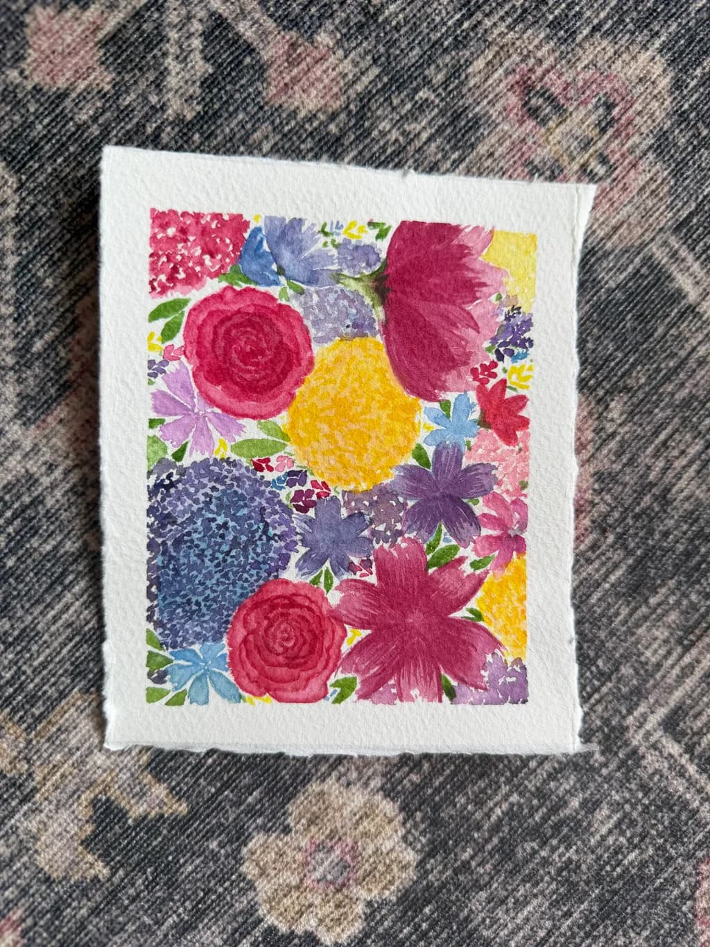 Colorful Floral Mosaic
