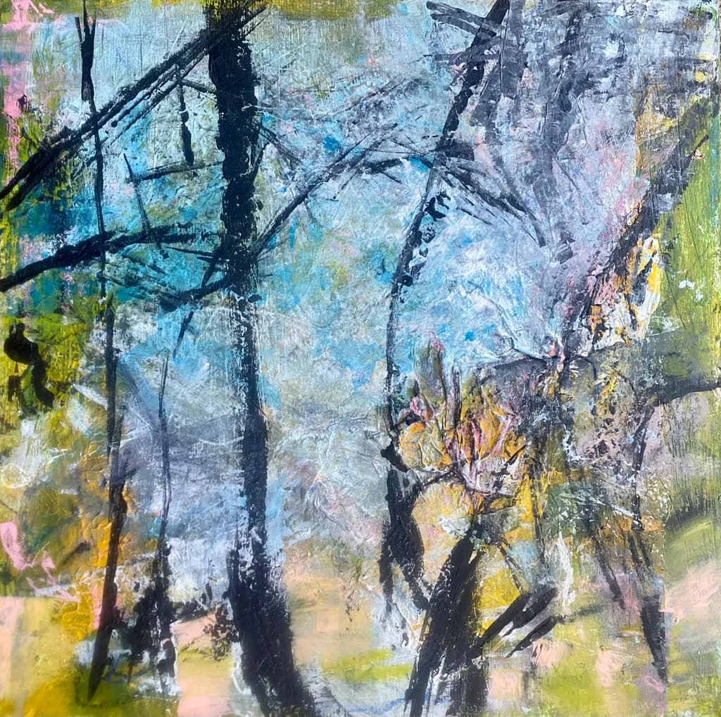 Abstract Forest Scene