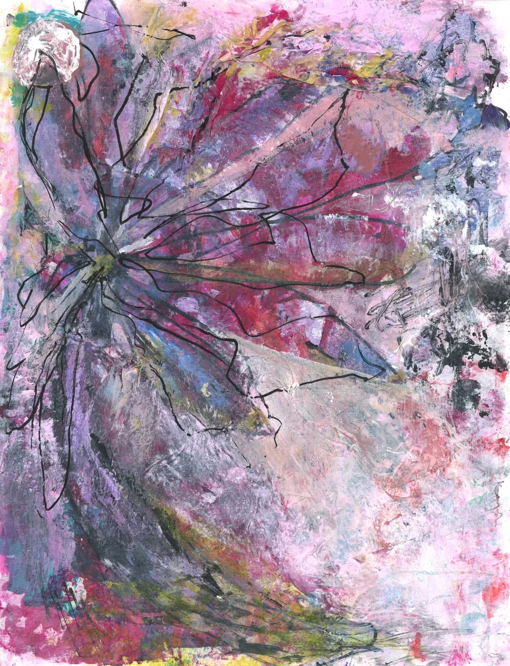Abstract Floral Burst