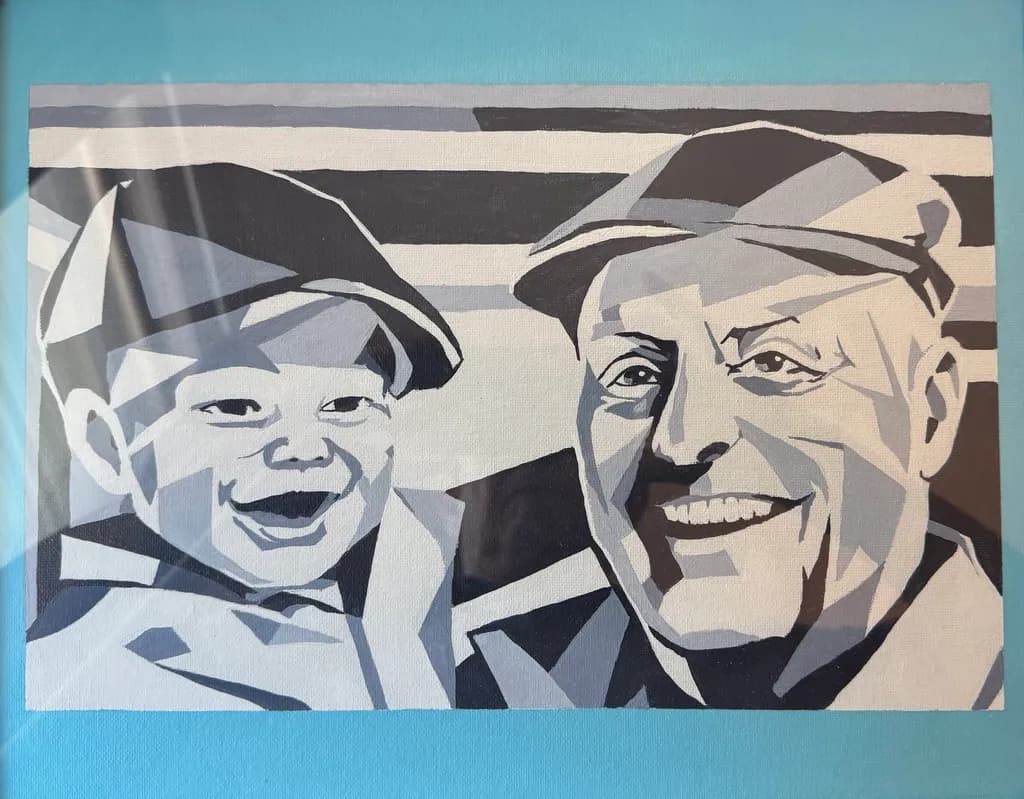 Grandfather and Grandchild Portrait