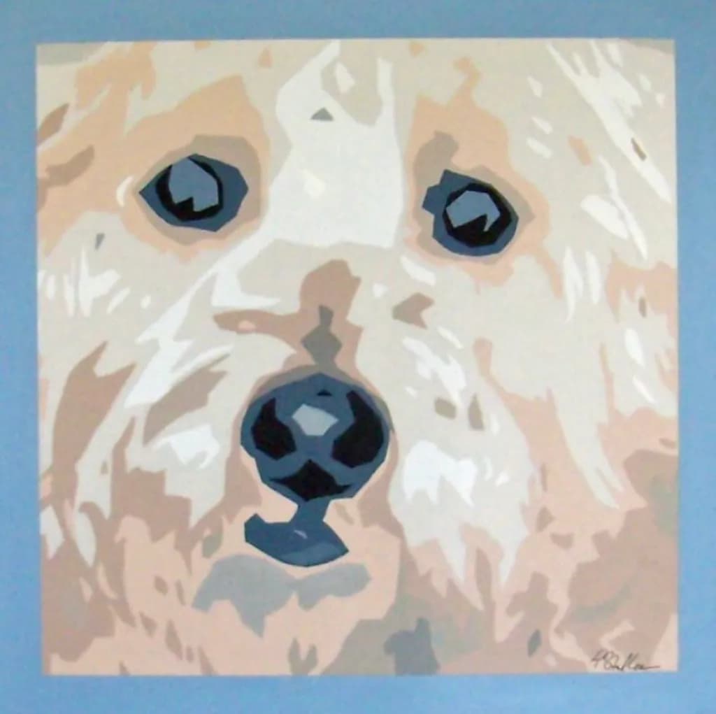 Gentle Dog Portrait