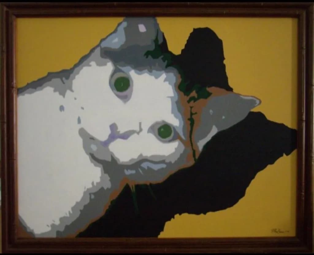 Curious Cat Portrait