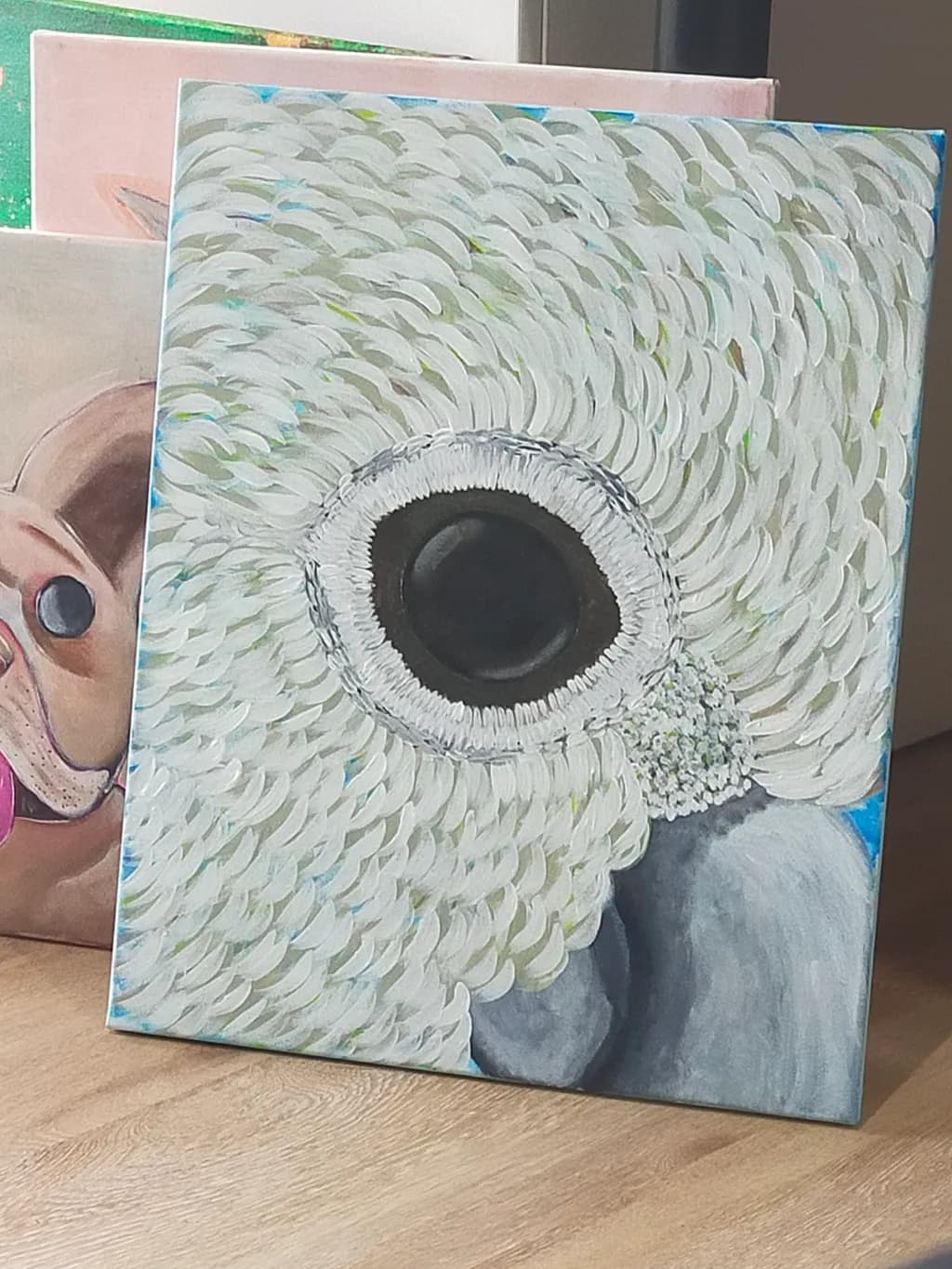 Cockatoo Eye Closeup