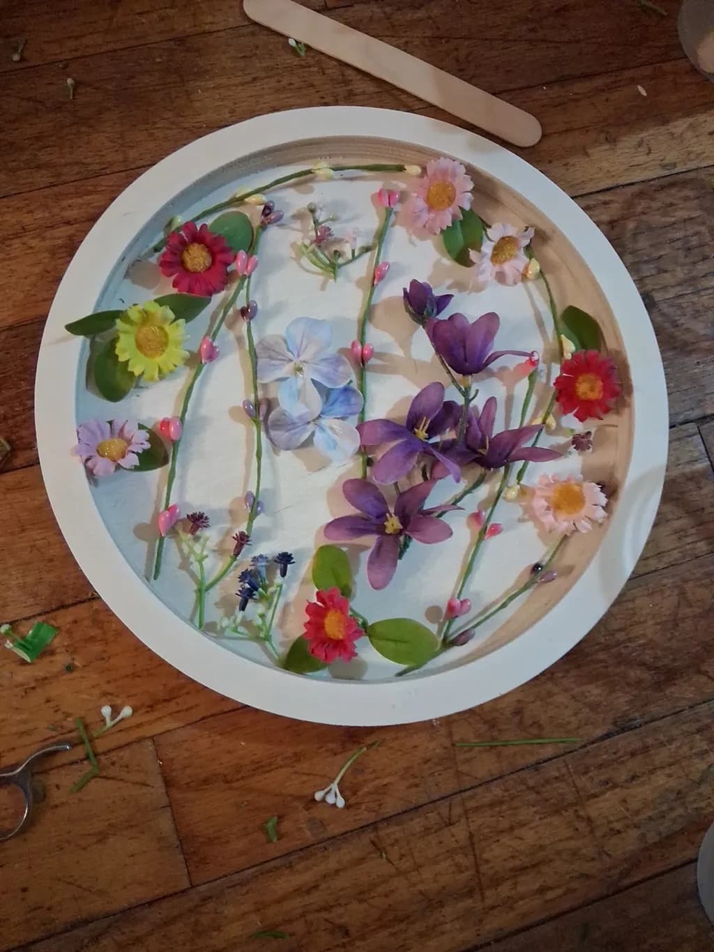 Pressed Flower Arrangement